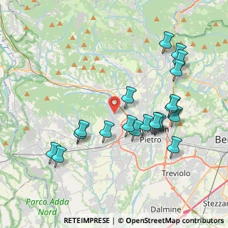 Mappa 24030 Mapello BG, Italia (4.004)
