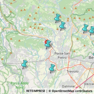 Mappa 24030 Mapello BG, Italia (7.01786)