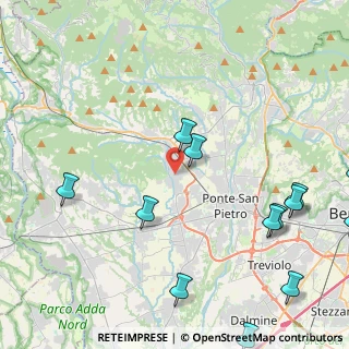 Mappa 24030 Mapello BG, Italia (5.87154)