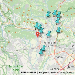 Mappa 24030 Mapello BG, Italia (3.90083)