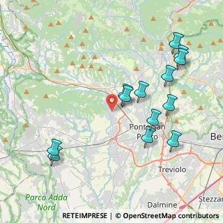 Mappa 24030 Mapello BG, Italia (4.28846)