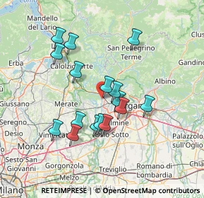 Mappa 24030 Mapello BG, Italia (12.42063)