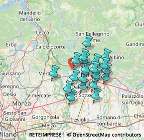 Mappa 24030 Mapello BG, Italia (10.108)