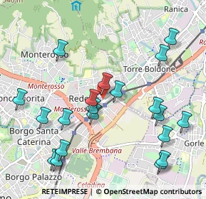 Mappa Bergamo, 24124 Bergamo BG, Italia (1.139)