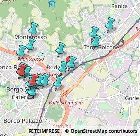 Mappa Bergamo, 24124 Bergamo BG, Italia (1.0915)