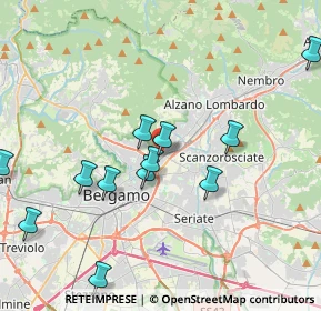 Mappa Bergamo, 24124 Bergamo BG, Italia (4.18417)