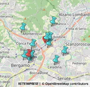 Mappa Bergamo, 24124 Bergamo BG, Italia (1.55308)