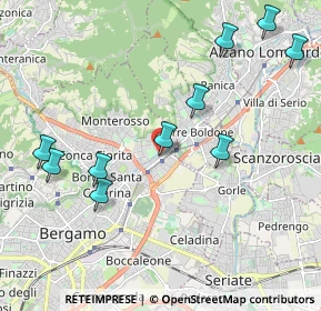 Mappa Bergamo, 24124 Bergamo BG, Italia (2.48909)