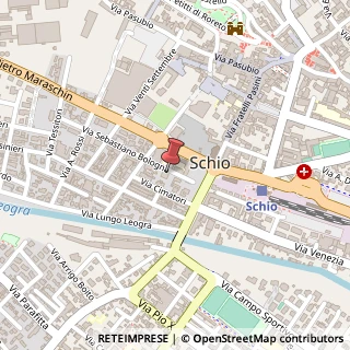 Mappa Via Sebastiano Bologna, 9, 36015 Schio, Vicenza (Veneto)