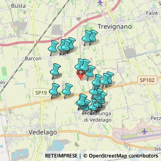Mappa Via Molino, 31050 Vedelago TV, Italia (1.48571)