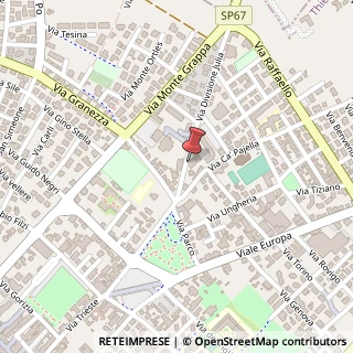 Mappa Via Divisione Julia, 8a, 36016 Thiene, Vicenza (Veneto)