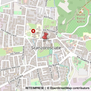 Mappa Via Abadia, 7, 24020 Scanzorosciate, Bergamo (Lombardia)