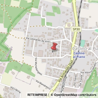 Mappa Via Tiziano Vecellio,  12, 22071 Cadorago, Como (Lombardia)