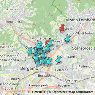 Mappa Via Guido Galimberti, 24124 Bergamo BG, Italia (1.3475)