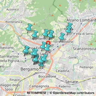 Mappa Via Guido Galimberti, 24124 Bergamo BG, Italia (1.5725)