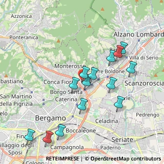 Mappa Via Guido Galimberti, 24124 Bergamo BG, Italia (1.95571)