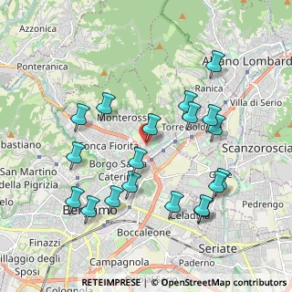 Mappa Via Guido Galimberti, 24124 Bergamo BG, Italia (2.04105)