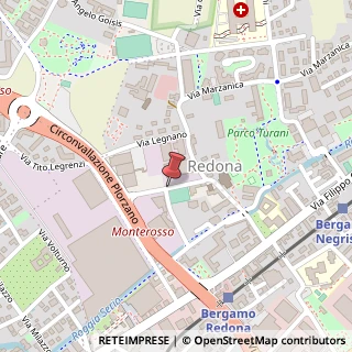 Mappa Via Guido Galimberti, 1, 24124 Bergamo, Bergamo (Lombardia)