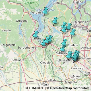 Mappa Via Stazione, 28053 Castelletto sopra Ticino NO, Italia (16.9535)