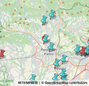 Mappa Via Guglielmo Tinaglia, 24030 Brembate di Sopra BG, Italia (6.1445)