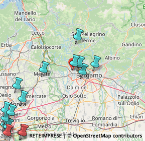 Mappa Via Guglielmo Tinaglia, 24030 Brembate di Sopra BG, Italia (25.62294)