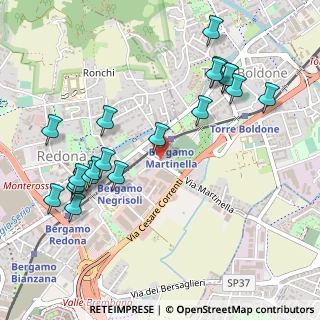 Mappa Via Martinella, 24125 Bergamo BG, Italia (0.57)
