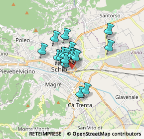 Mappa Via Antonio Fogazzaro, 36015 Schio VI, Italia (1.03526)