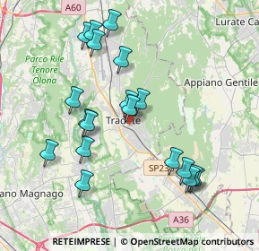 Mappa Via Garibaldi Giuseppe, 21049 Tradate VA, Italia (3.86947)