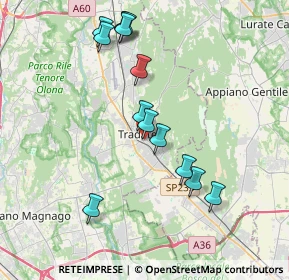 Mappa Via Garibaldi Giuseppe, 21049 Tradate VA, Italia (3.75846)