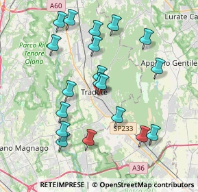 Mappa Via Garibaldi Giuseppe, 21049 Tradate VA, Italia (3.86105)