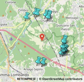 Mappa Via Cascina Risaia, 21010 Mornago VA, Italia (2.177)