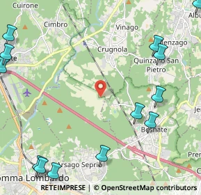 Mappa Via Cascina Risaia, 21010 Mornago VA, Italia (3.31571)