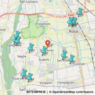 Mappa Via Quartiere Rogge, 36027 Rosà VI, Italia (2.70077)