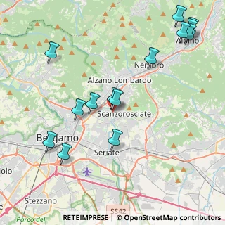Mappa Via Colleoni, 24020 Ranica BG, Italia (4.87714)