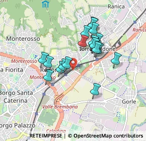 Mappa Via Martinella, 24124 Torre Boldone BG, Italia (0.7385)