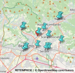 Mappa Via Martinella, 24124 Torre Boldone BG, Italia (3.38462)