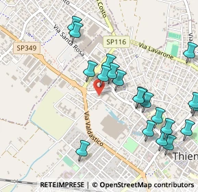 Mappa Via Boldrini, 36016 Thiene VI, Italia (0.564)