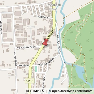 Mappa Via Martini, 47, 36055 Nove, Vicenza (Veneto)