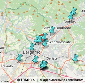 Mappa Via Montello, 24124 Bergamo BG, Italia (4.12941)