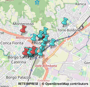 Mappa Via Montello, 24124 Bergamo BG, Italia (0.6475)