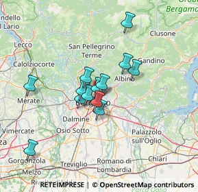 Mappa Via Montello, 24124 Bergamo BG, Italia (10.35385)