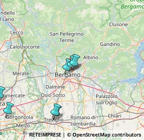 Mappa Via Montello, 24124 Bergamo BG, Italia (28.41308)