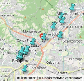 Mappa Via Montello, 24124 Bergamo BG, Italia (2.31813)