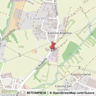 Mappa Via Rivabella, 102, 20842 Besana in Brianza, Monza e Brianza (Lombardia)