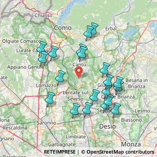 Mappa Via Orsenigo, 22060 Figino Serenza CO, Italia (7.743)