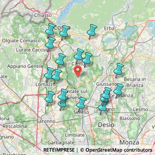 Mappa Via Orsenigo, 22060 Figino Serenza CO, Italia (7.54056)