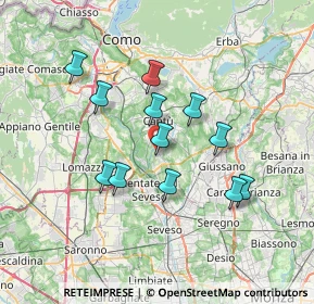 Mappa Via Orsenigo, 22060 Figino Serenza CO, Italia (6.10917)