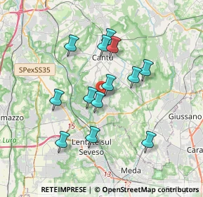 Mappa Via Orsenigo, 22060 Figino Serenza CO, Italia (3.13846)