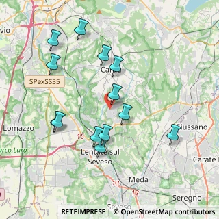 Mappa Via Orsenigo, 22060 Figino Serenza CO, Italia (3.87923)