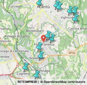 Mappa Via Orsenigo, 22060 Figino Serenza CO, Italia (2.4225)